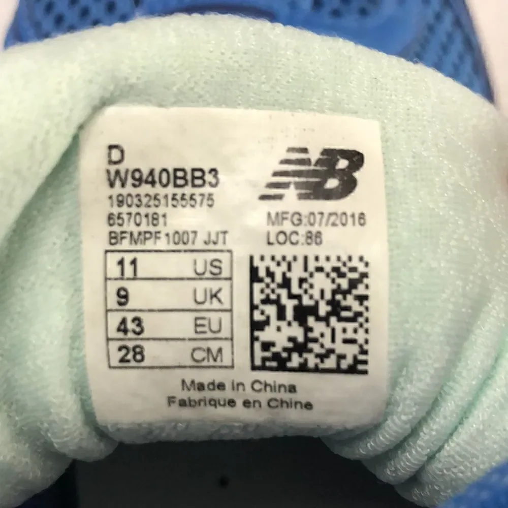 New balance 940V3 womens running shoes size 11